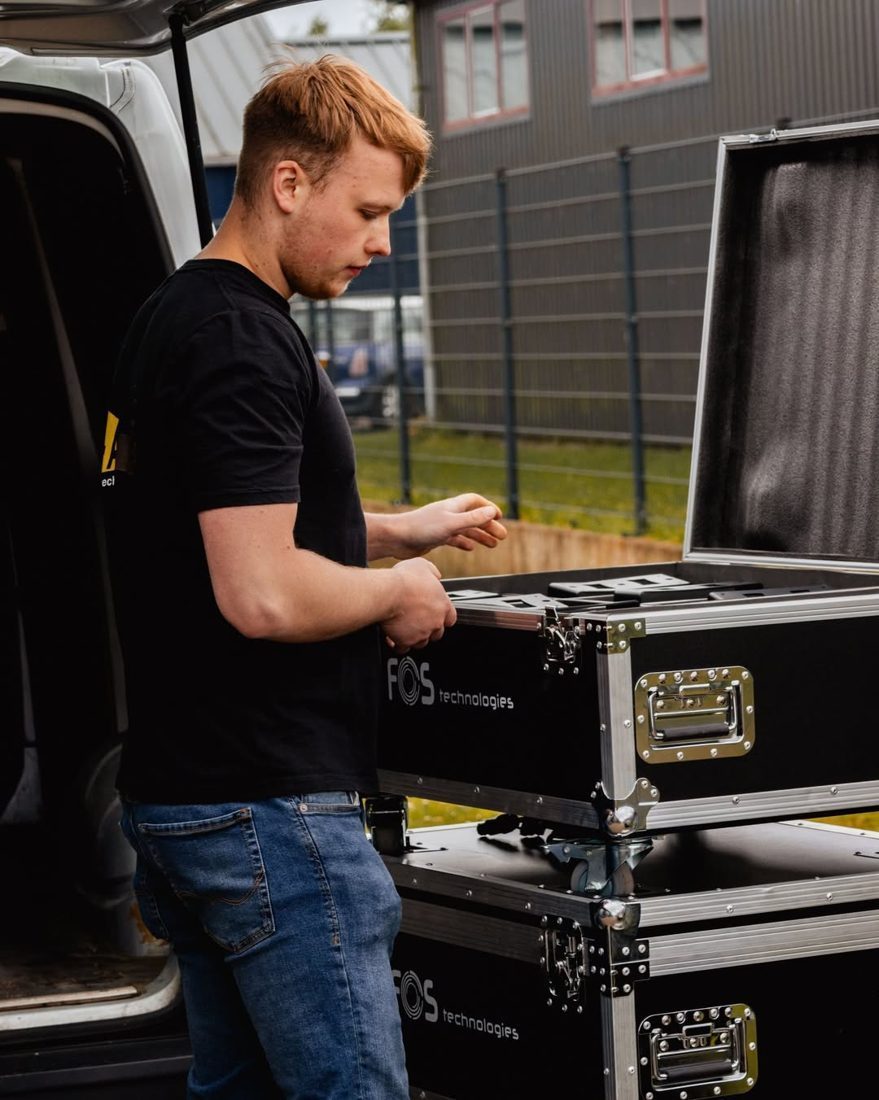 Bedrijfsfeest met licht en geluid van TPG-AV